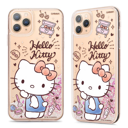 GARMMA Sanrio Characters Air Cushion Glitter Quicksand Back Case Cover