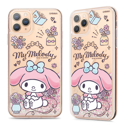 GARMMA Sanrio Characters Air Cushion Glitter Quicksand Back Case Cover
