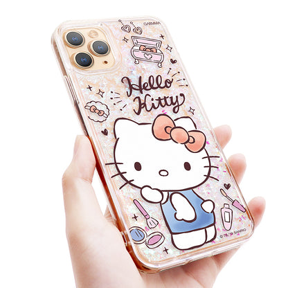 GARMMA Sanrio Characters Air Cushion Glitter Quicksand Back Case Cover