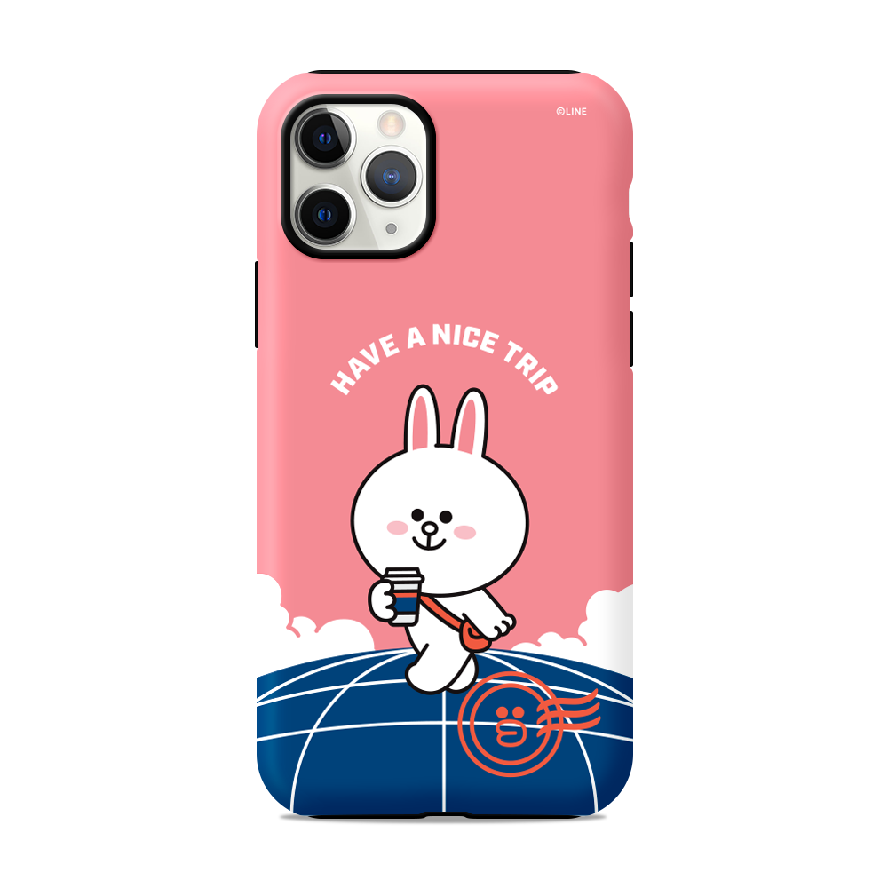 Line Friends Dual Layer TPU+PC Shockproof Guard Up Case Cover