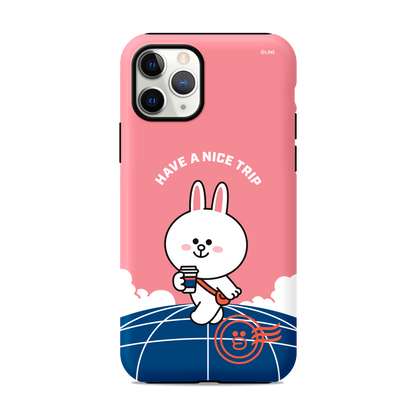 Line Friends Dual Layer TPU+PC Shockproof Guard Up Case Cover