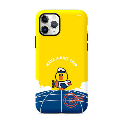 Line Friends Dual Layer TPU+PC Shockproof Guard Up Case Cover