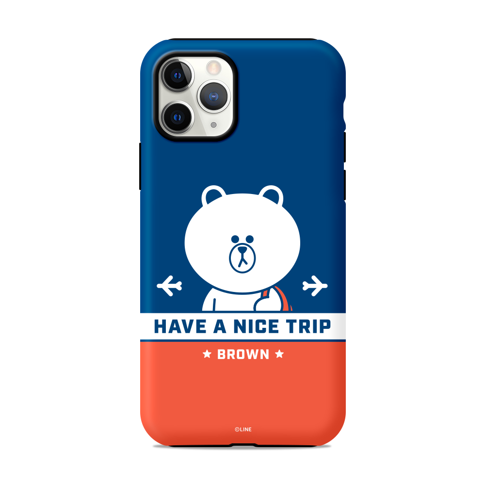 Line Friends Dual Layer TPU+PC Shockproof Guard Up Case Cover