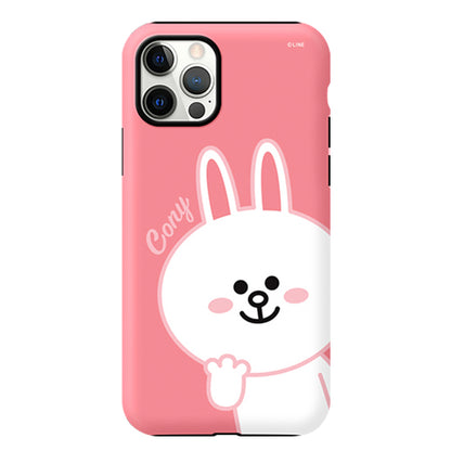 Line Friends Dual Layer TPU+PC Shockproof Guard Up Case Cover