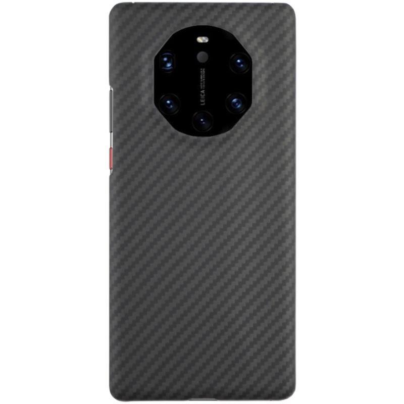 Oatsbasf Luxury Pure Kevlar Carbon Fiber Case for Porsche Design Huawei Mate 40 RS - Armor King Case