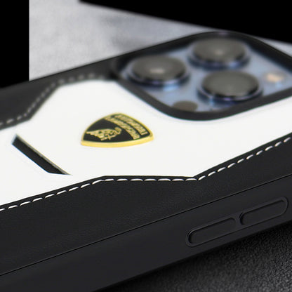 Lamborghini Leather Phone Case - Huracan D16