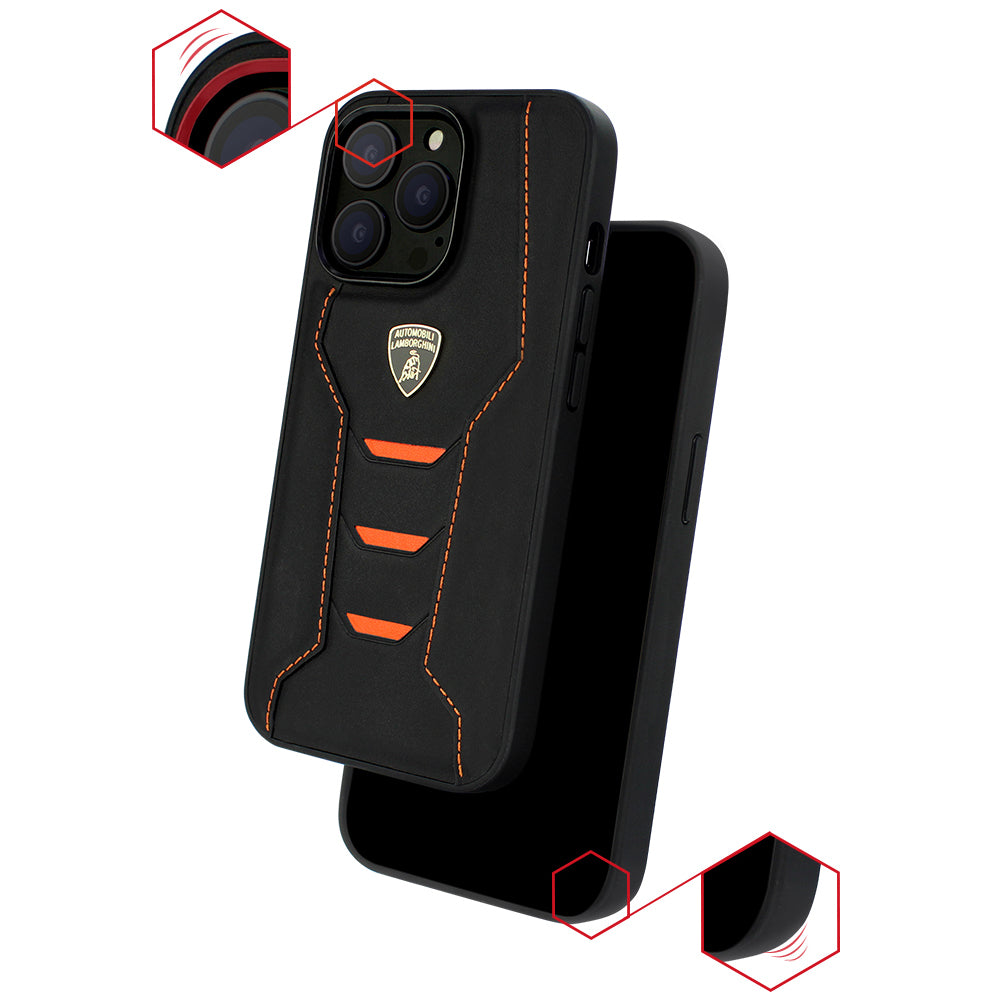 Lamborghini Leather Phone Case - Huracan D16