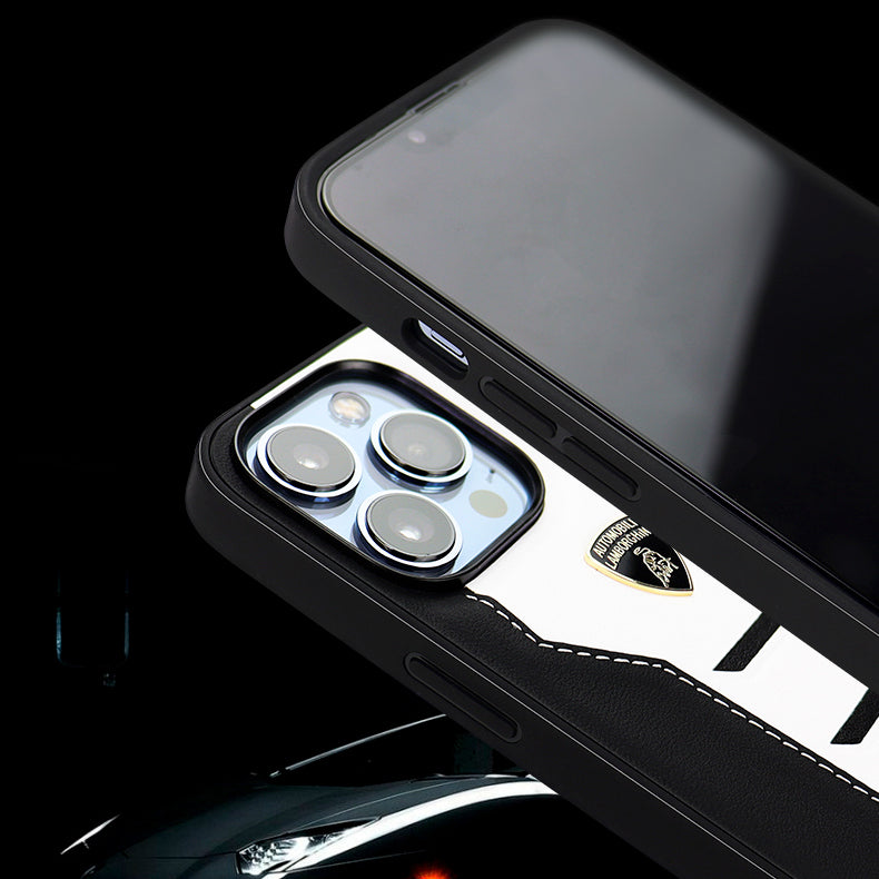 Lamborghini Leather Phone Case - Huracan D16