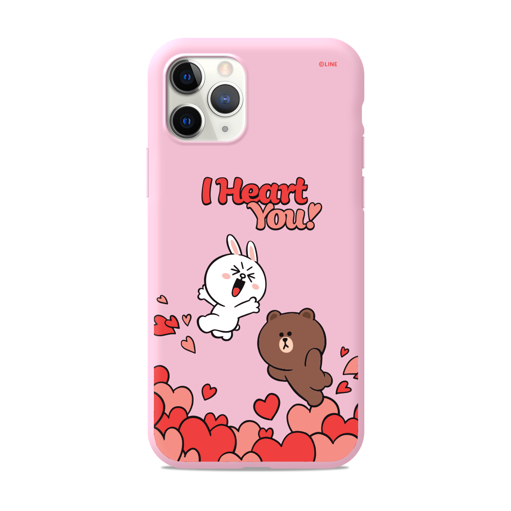 Line Friends Liquid Silicone Soft Color Jelly Case Cover