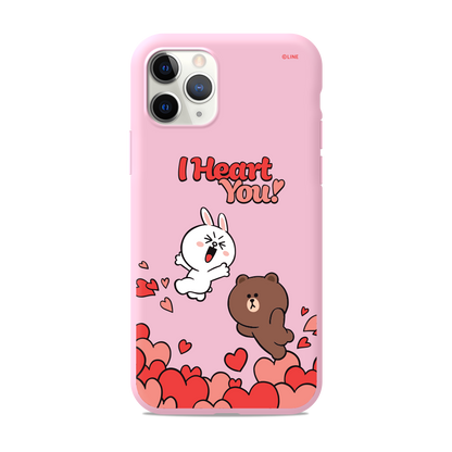 Line Friends Liquid Silicone Soft Color Jelly Case Cover