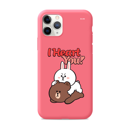 Line Friends Liquid Silicone Soft Color Jelly Case Cover