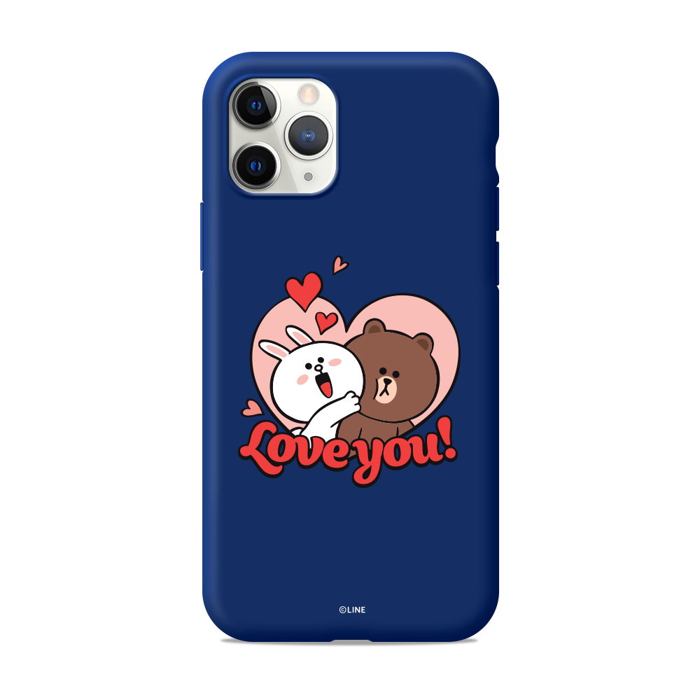 Line Friends Liquid Silicone Soft Color Jelly Case Cover