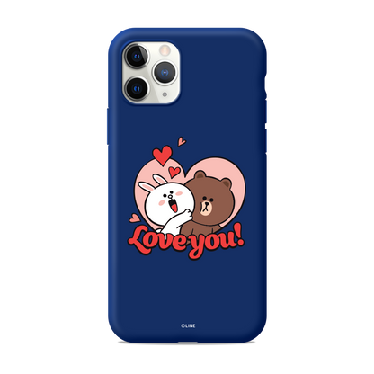 Line Friends Liquid Silicone Soft Color Jelly Case Cover