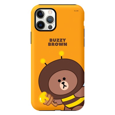 Line Friends Dual Layer TPU+PC Shockproof Guard Up Case Cover