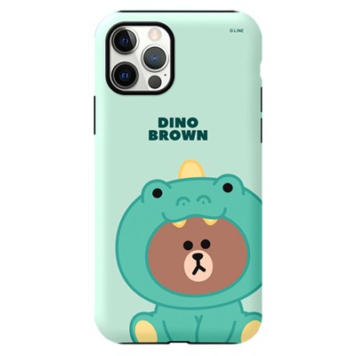 Line Friends Dual Layer TPU+PC Shockproof Guard Up Case Cover