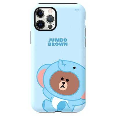 Line Friends Dual Layer TPU+PC Shockproof Guard Up Case Cover