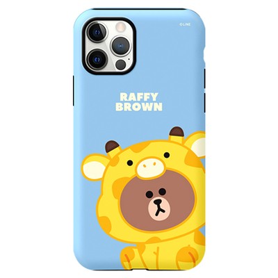 Line Friends Dual Layer TPU+PC Shockproof Guard Up Case Cover