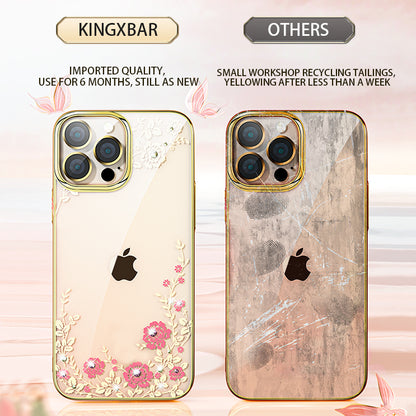 KINGXBAR Swarovski Crystal Clear Hard PC Case Cover for Apple iPhone 13 series