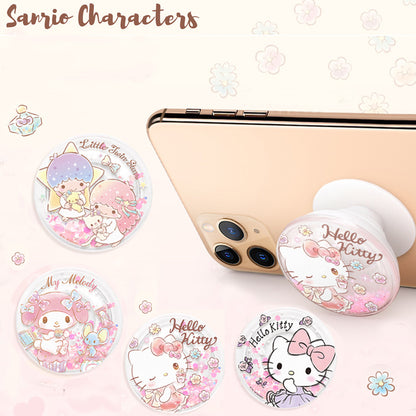 GARMMA Sanrio Characters Quicksand Universal POP-UP Stand & Grip Multi-function Balloon Bracket