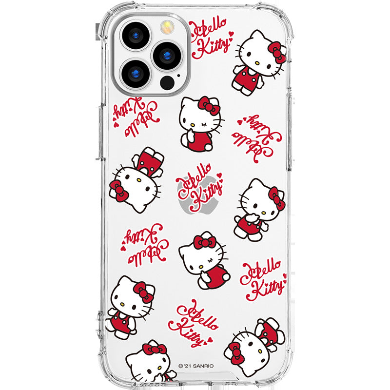 UKA Sanrio Characters Shockproof Air Cushion TPU+PC Clear Back Case Cover