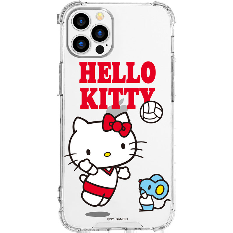 UKA Sanrio Characters Shockproof Air Cushion TPU+PC Clear Back Case Cover