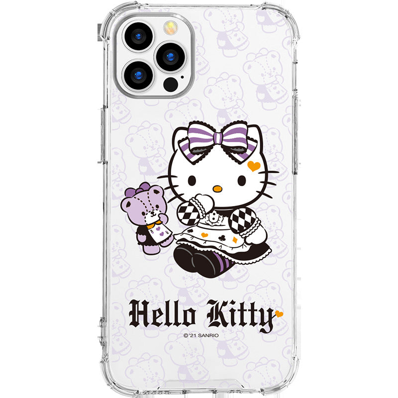 UKA Sanrio Characters Shockproof Air Cushion TPU+PC Clear Back Case Cover