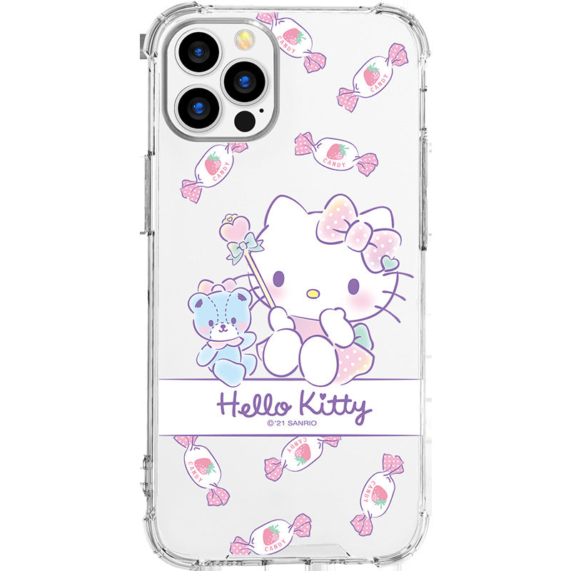 UKA Sanrio Characters Shockproof Air Cushion TPU+PC Clear Back Case Cover