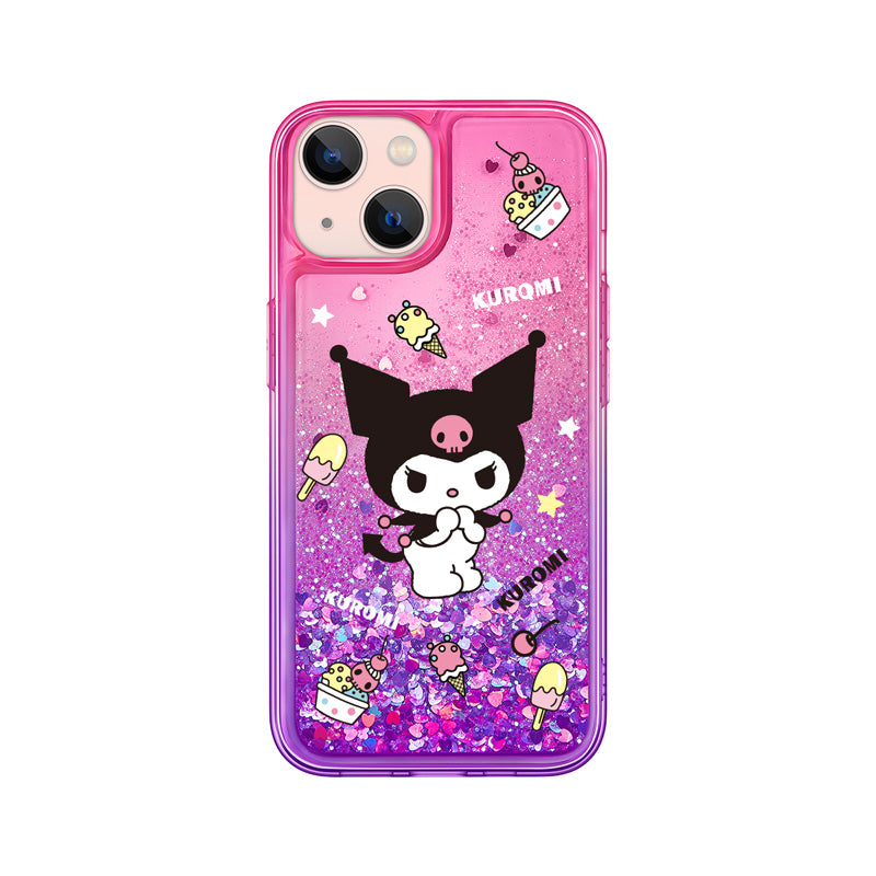 UKA Sanrio Characters Air Cushion Glitter Quicksand Back Case Cover