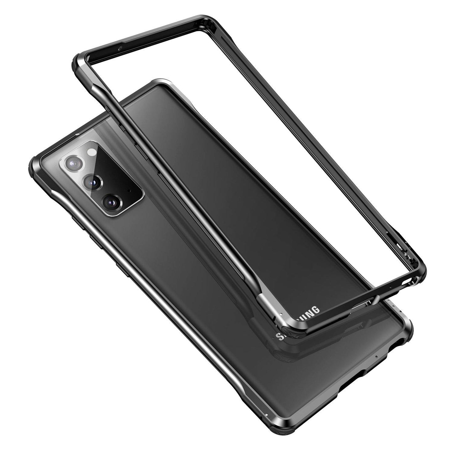 Kylin Armor Lock Luminescent Airbag Ultra Thin Aluminum Metal Bumper Case - Armor King Case