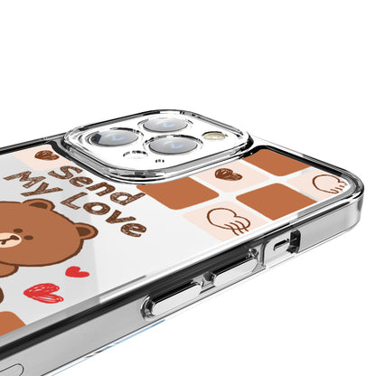 Line Friends Clear Shockproof Air Cushion Back Case Cover