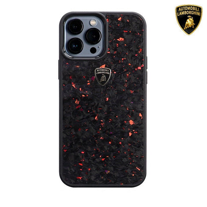 Lamborghini Forged Carbon Fiber Phone Case with Metallic Foil - Huracan D14S