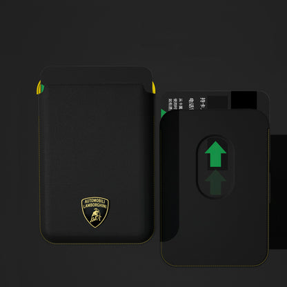 Lamborghini Leather Wallet with MagSafe - Urus D8