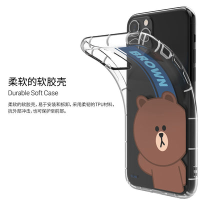 Line Friends Air Cushion Shockproof Soft Back Cover Case