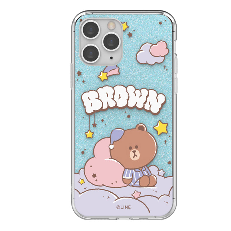 Line Friends Dreamy Night IMD Dual Layer Jelly Case Cover