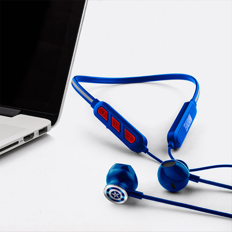 Hobby Box Marvel Avengers MHS609 Stereo Neckband Sports Wireless Bluetooth Headset