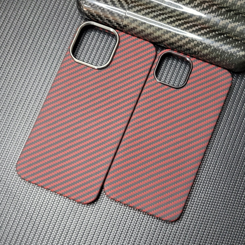 Oatsbasf Luxury Pure Carbon Fiber Case for Apple iPhone 12 series