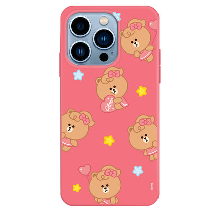 Line Friends Liquid Silicone Soft Color Jelly Case Cover