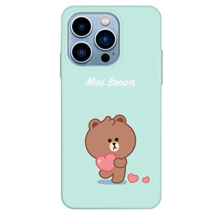 Line Friends Liquid Silicone Soft Color Jelly Case Cover