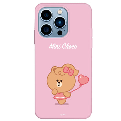 Line Friends Liquid Silicone Soft Color Jelly Case Cover