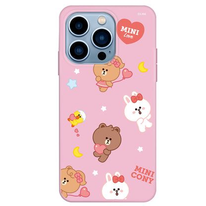 Line Friends Liquid Silicone Soft Color Jelly Case Cover