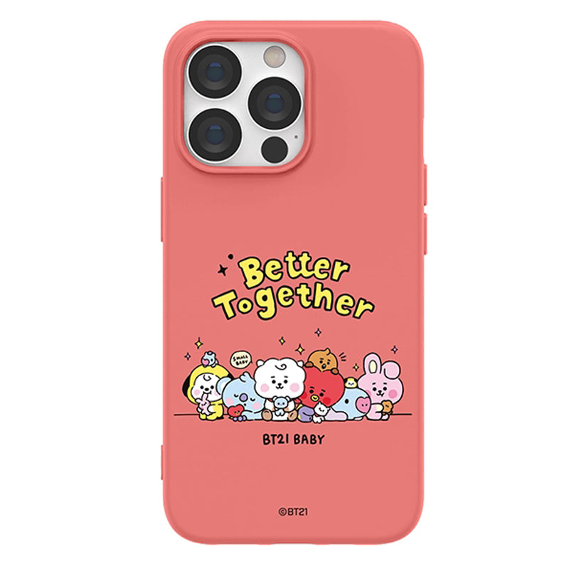 BT21 Liquid Silicone Soft Color Jelly Case Cover