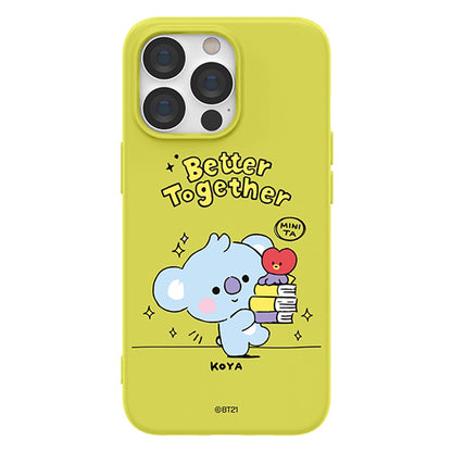 BT21 Liquid Silicone Soft Color Jelly Case Cover