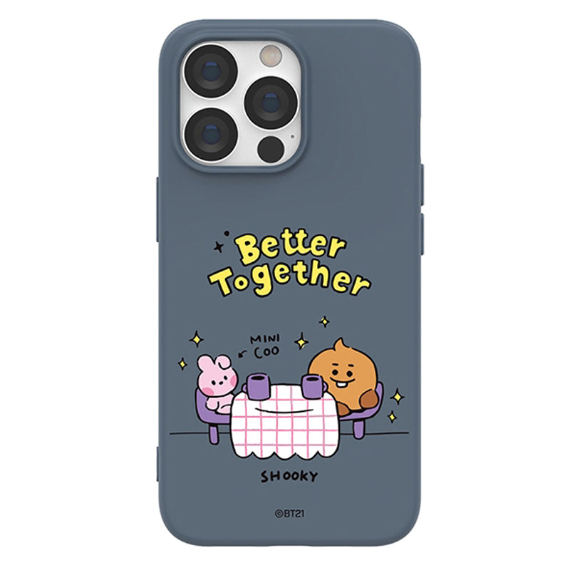 BT21 Liquid Silicone Soft Color Jelly Case Cover