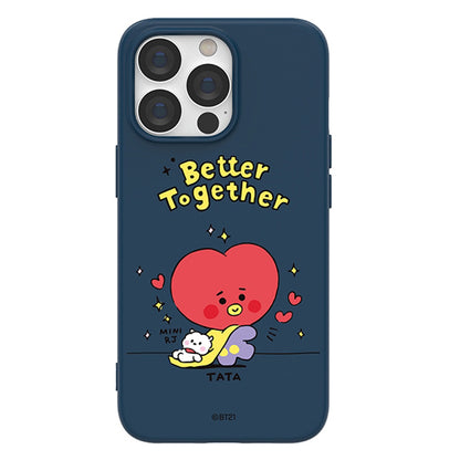 BT21 Liquid Silicone Soft Color Jelly Case Cover