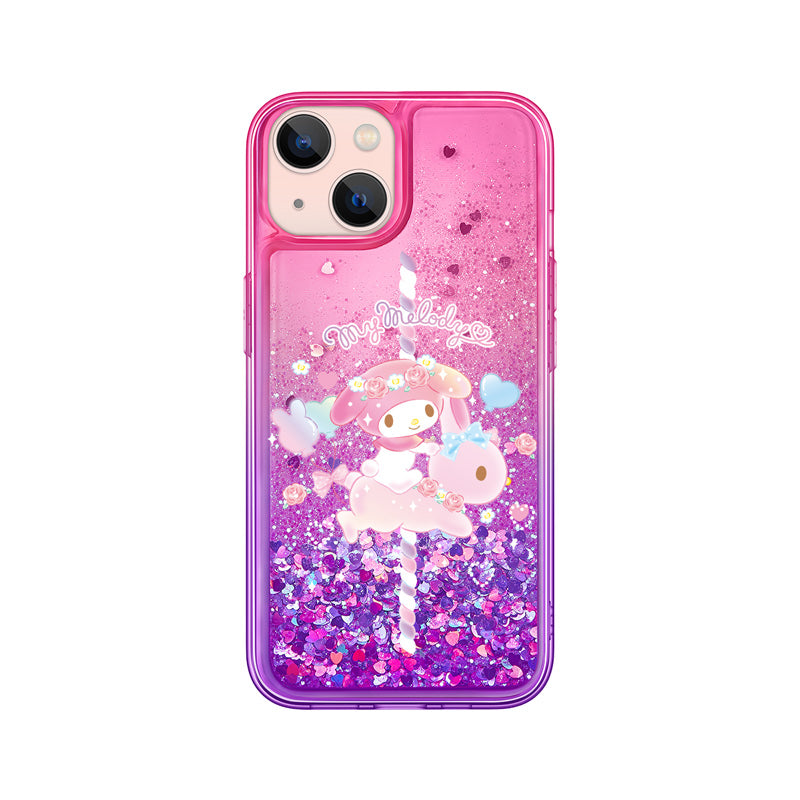 UKA Sanrio Characters Air Cushion Glitter Quicksand Back Case Cover