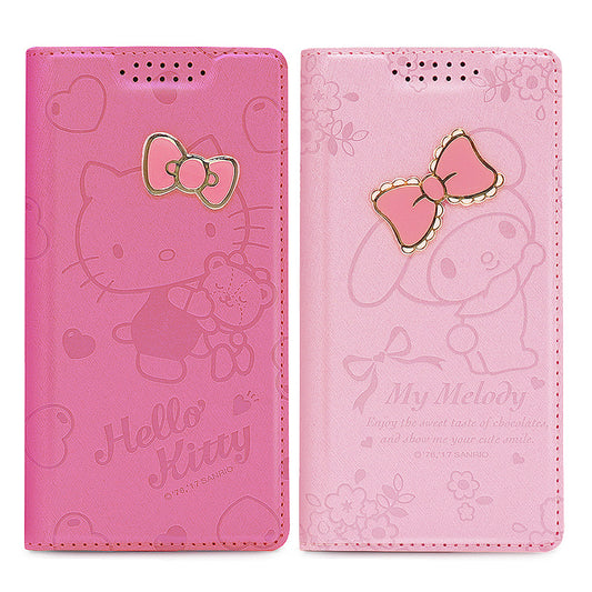 GARMMA Hello Kitty & Little Twin Stars & My Melody Leather Wallet Case for iPhone