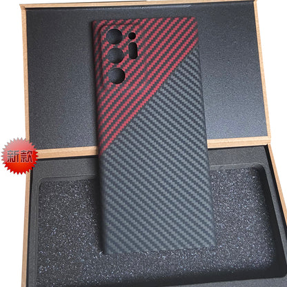 Oatsbasf Luxury Pure Carbon Fiber Case for Samsung Galaxy Note Series Smartphones