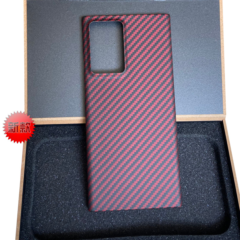 Oatsbasf Luxury Pure Carbon Fiber Case for Samsung Galaxy Note Series Smartphones