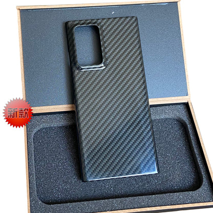 Oatsbasf Luxury Pure Carbon Fiber Case for Samsung Galaxy Note Series Smartphones