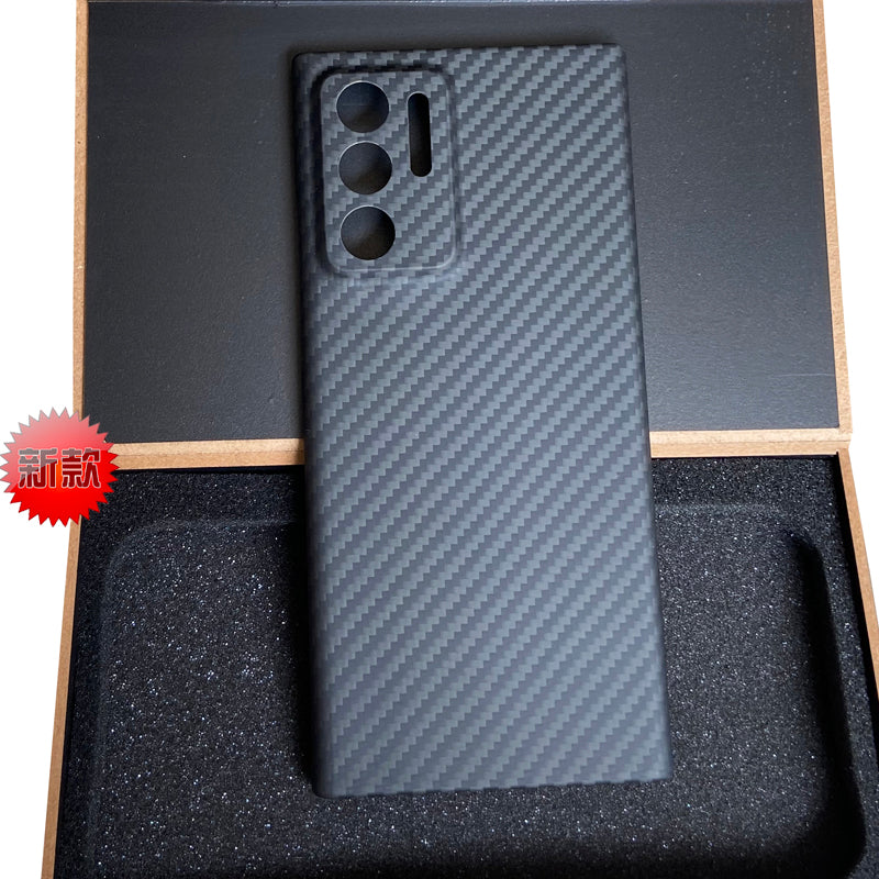 Oatsbasf Luxury Pure Carbon Fiber Case for Samsung Galaxy Note Series Smartphones